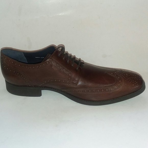 #28 New Brown Leather Cole Haan Derby  shoes 11.5 main image 4